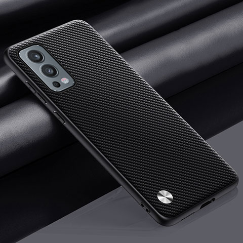 Funda Lujo Cuero Carcasa S02 para OnePlus Nord 2 5G Gris Oscuro