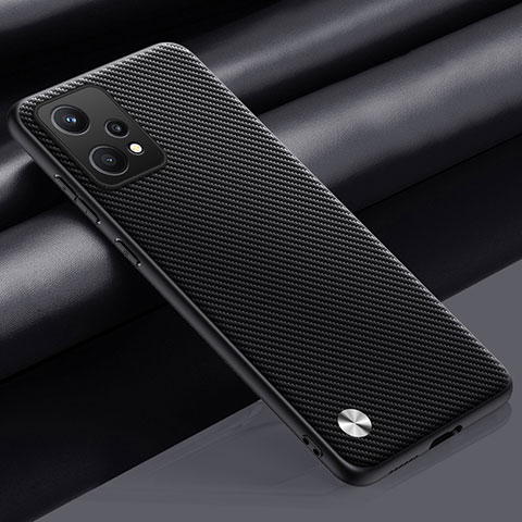 Funda Lujo Cuero Carcasa S02 para Realme Narzo 50 Pro 5G Gris Oscuro