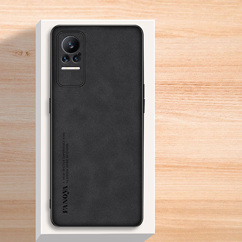 Funda Lujo Cuero Carcasa S02 para Xiaomi Civi 5G Negro