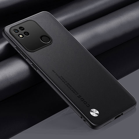 Funda Lujo Cuero Carcasa S02 para Xiaomi Redmi 10A 4G Negro