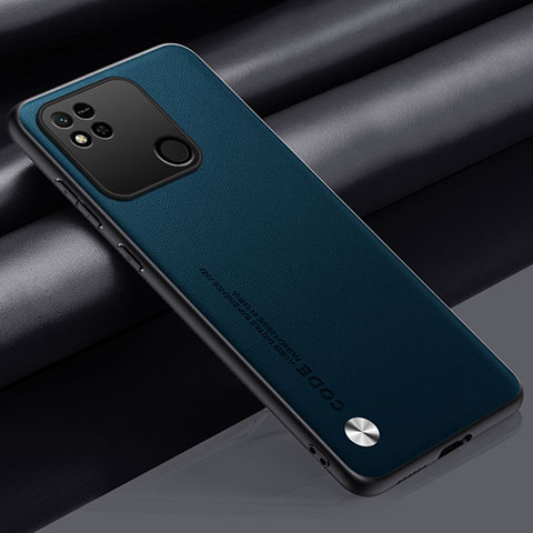 Funda Lujo Cuero Carcasa S02 para Xiaomi Redmi 9 Activ Verde