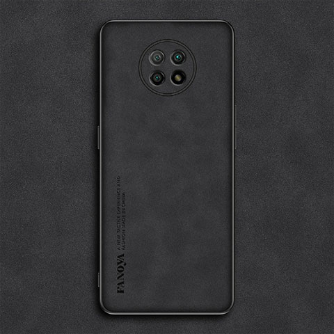 Funda Lujo Cuero Carcasa S02 para Xiaomi Redmi Note 9T 5G Negro