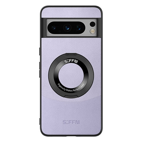 Funda Lujo Cuero Carcasa S03 para Google Pixel 8 Pro 5G Morado