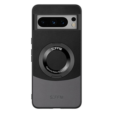 Funda Lujo Cuero Carcasa S03 para Google Pixel 8 Pro 5G Negro