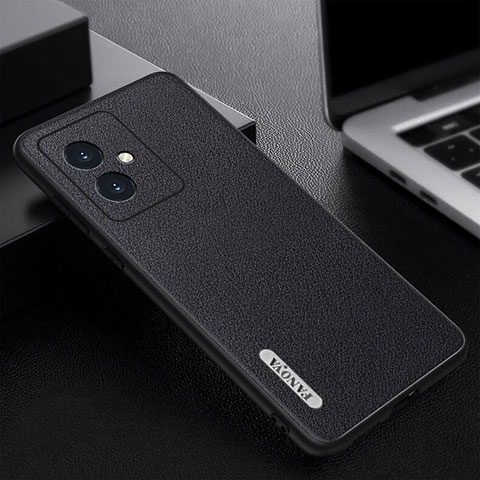 Funda Lujo Cuero Carcasa S03 para Huawei Honor 100 5G Negro