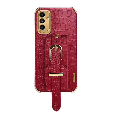 Funda Lujo Cuero Carcasa S03 para Samsung Galaxy A04s Rojo