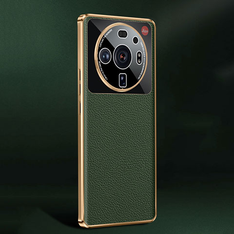 Funda Lujo Cuero Carcasa S03 para Xiaomi Mi 12 Ultra 5G Verde