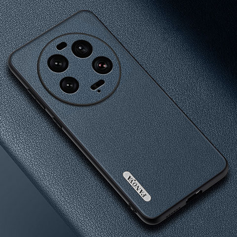 Funda Lujo Cuero Carcasa S03 para Xiaomi Mi 13 Ultra 5G Azul