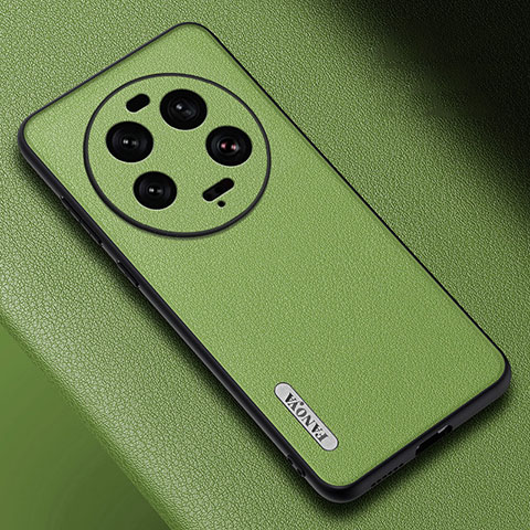 Funda Lujo Cuero Carcasa S03 para Xiaomi Mi 13 Ultra 5G Verde