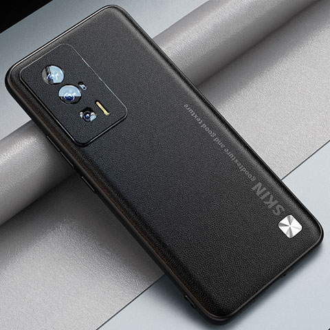 Funda Lujo Cuero Carcasa S03 para Xiaomi Poco F5 Pro 5G Negro