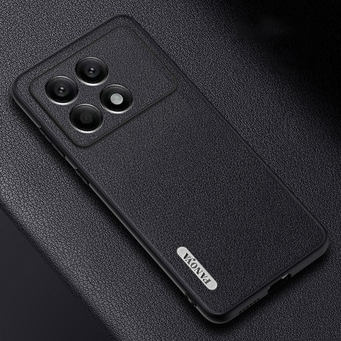 Funda Lujo Cuero Carcasa S03 para Xiaomi Redmi K70 5G Negro