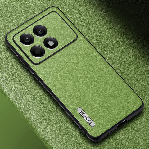 Funda Lujo Cuero Carcasa S03 para Xiaomi Redmi K70 5G Verde