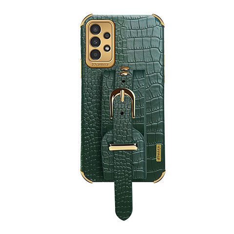 Funda Lujo Cuero Carcasa S04 para Samsung Galaxy A13 4G Verde