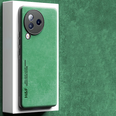 Funda Lujo Cuero Carcasa S04 para Xiaomi Civi 3 5G Verde