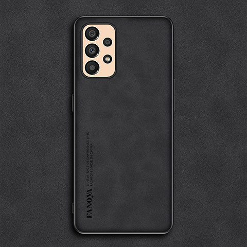 Funda Lujo Cuero Carcasa S05 para Samsung Galaxy A13 4G Negro