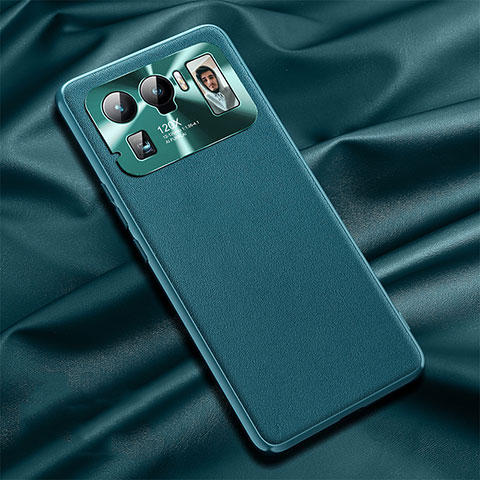 Funda Lujo Cuero Carcasa S06 para Xiaomi Mi 11 Ultra 5G Verde