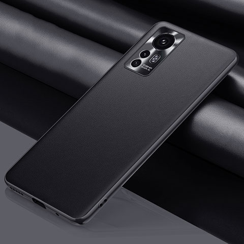 Funda Lujo Cuero Carcasa S06 para Xiaomi Mi 12 Pro 5G Negro