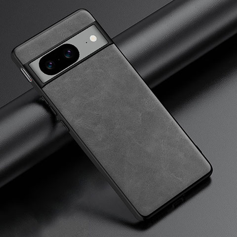 Funda Lujo Cuero Carcasa S07 para Google Pixel 8 5G Gris