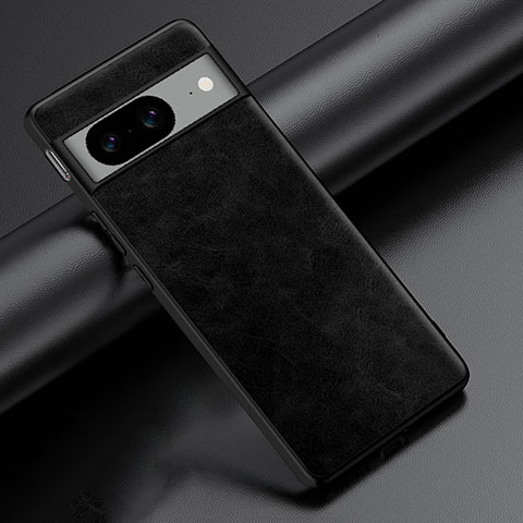 Funda Lujo Cuero Carcasa S07 para Google Pixel 8 5G Negro