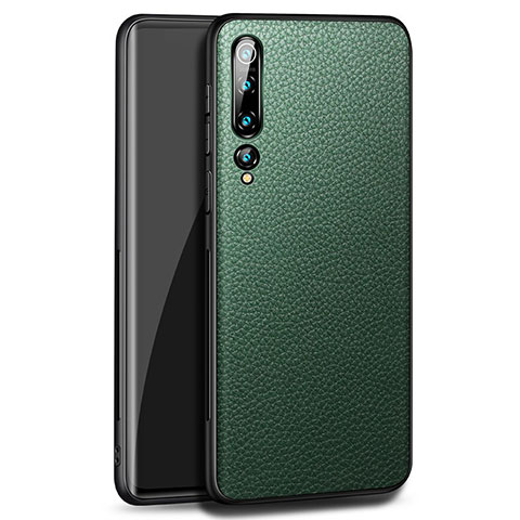 Funda Lujo Cuero Carcasa S08 para Xiaomi Mi 10 Verde