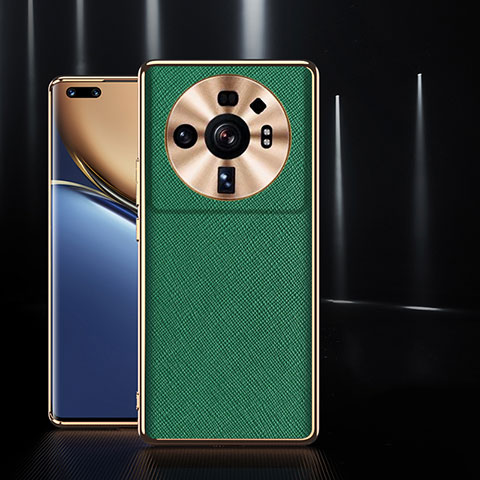 Funda Lujo Cuero Carcasa S10 para Xiaomi Mi 12 Ultra 5G Verde