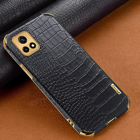 Funda Lujo Cuero Carcasa XD1 para Vivo Y52s 5G Negro