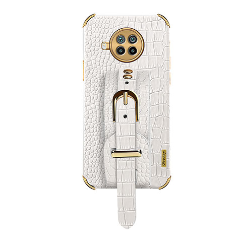 Funda Lujo Cuero Carcasa XD1 para Xiaomi Mi 10i 5G Blanco