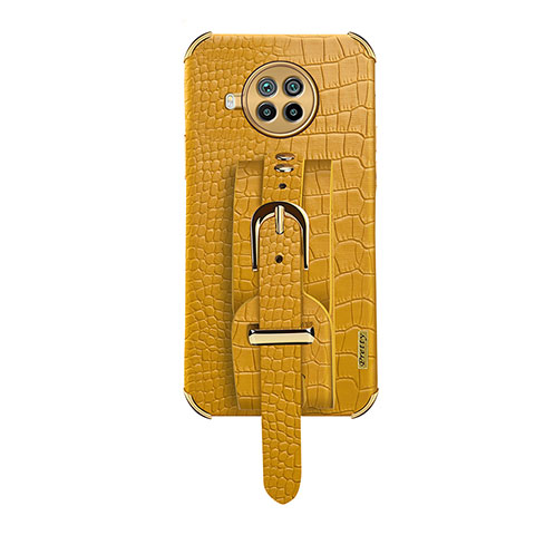 Funda Lujo Cuero Carcasa XD1 para Xiaomi Mi 10T Lite 5G Amarillo