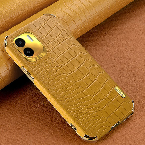 Funda Lujo Cuero Carcasa XD1 para Xiaomi Poco C50 Amarillo