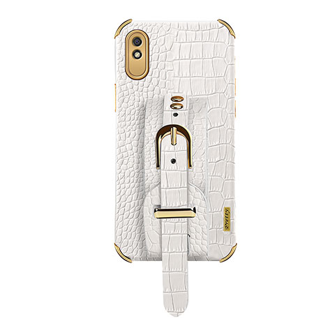 Funda Lujo Cuero Carcasa XD1 para Xiaomi Redmi 9A Blanco