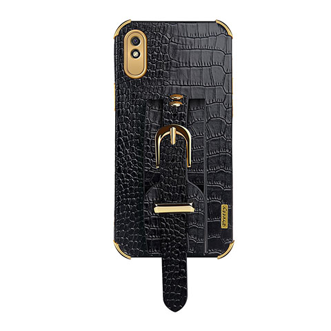 Funda Lujo Cuero Carcasa XD1 para Xiaomi Redmi 9AT Negro