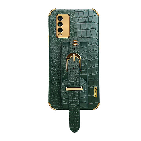 Funda Lujo Cuero Carcasa XD1 para Xiaomi Redmi 9T 4G Verde