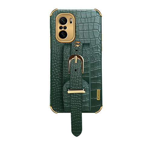 Funda Lujo Cuero Carcasa XD1 para Xiaomi Redmi K40 Pro 5G Verde