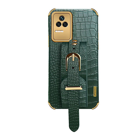 Funda Lujo Cuero Carcasa XD1 para Xiaomi Redmi K50 5G Verde