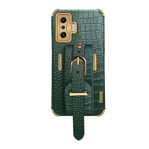 Funda Lujo Cuero Carcasa XD1 para Xiaomi Redmi K50 Gaming AMG F1 5G Verde