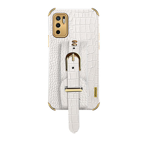 Funda Lujo Cuero Carcasa XD1 para Xiaomi Redmi Note 10T 5G Blanco