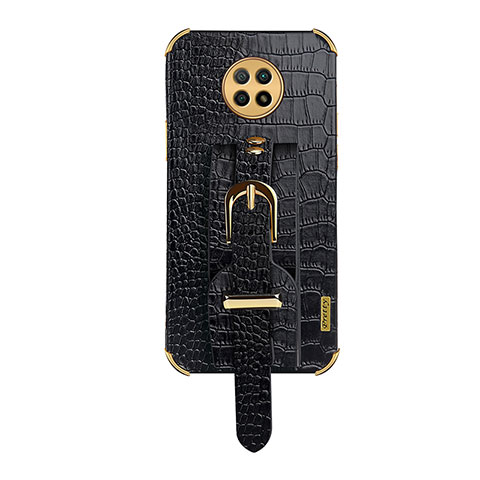 Funda Lujo Cuero Carcasa XD1 para Xiaomi Redmi Note 9 5G Negro