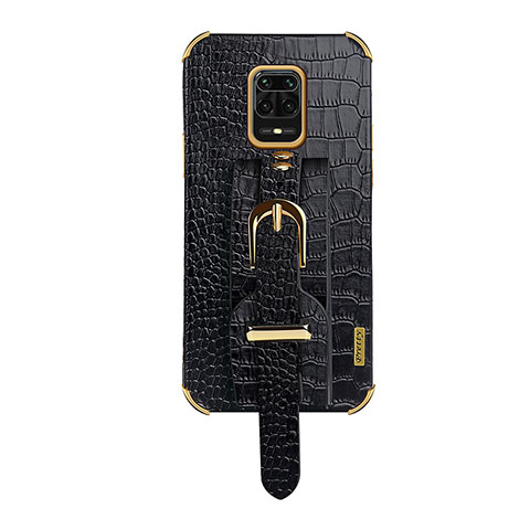 Funda Lujo Cuero Carcasa XD1 para Xiaomi Redmi Note 9S Negro