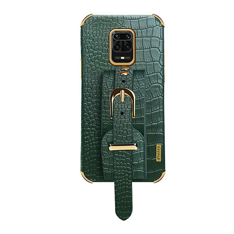 Funda Lujo Cuero Carcasa XD1 para Xiaomi Redmi Note 9S Verde