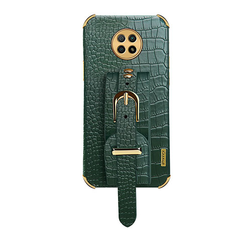 Funda Lujo Cuero Carcasa XD1 para Xiaomi Redmi Note 9T 5G Verde