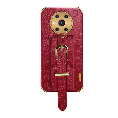 Funda Lujo Cuero Carcasa XD2 para Huawei Honor Magic3 5G Rojo