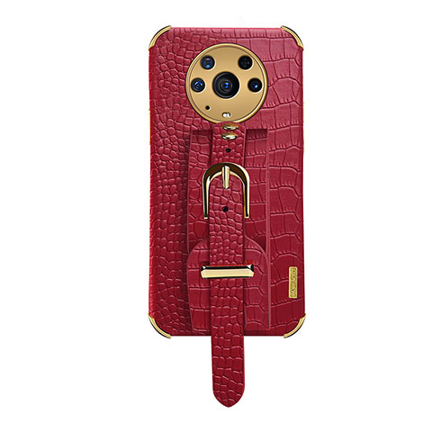 Funda Lujo Cuero Carcasa XD2 para Huawei Honor Magic3 Pro+ Plus 5G Rojo