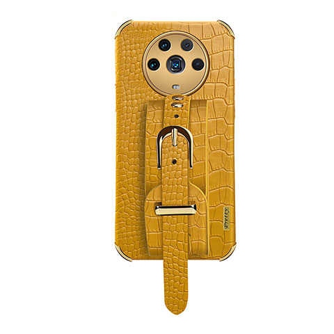 Funda Lujo Cuero Carcasa XD2 para Huawei Honor Magic4 5G Amarillo