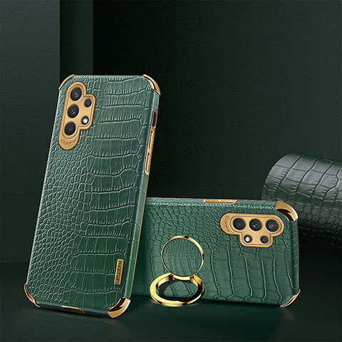 Funda Lujo Cuero Carcasa XD2 para Samsung Galaxy A32 4G Verde