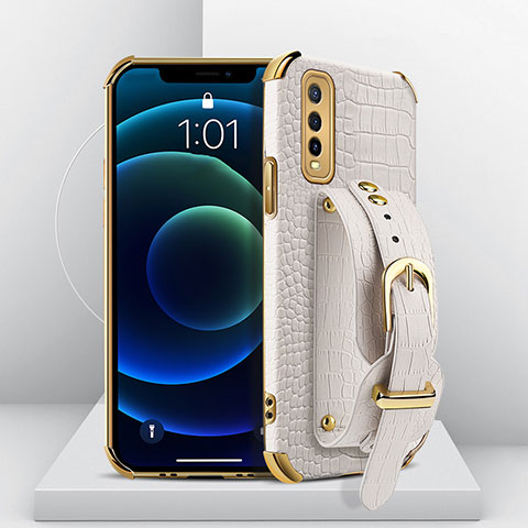 Funda Lujo Cuero Carcasa XD2 para Vivo Y70S 5G Blanco