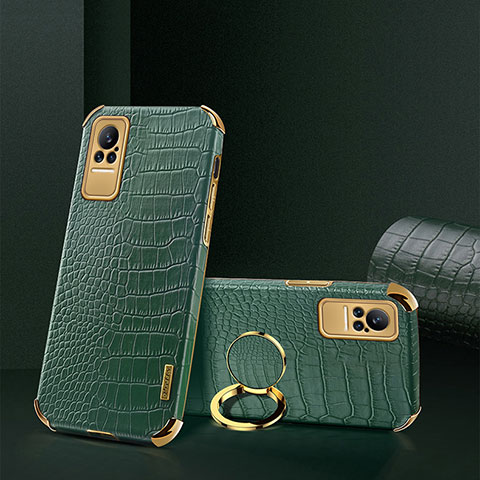 Funda Lujo Cuero Carcasa XD2 para Xiaomi Civi 1S 5G Verde