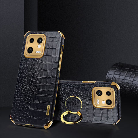 Funda Lujo Cuero Carcasa XD2 para Xiaomi Mi 13 5G Negro