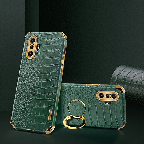 Funda Lujo Cuero Carcasa XD2 para Xiaomi Poco F3 GT 5G Verde