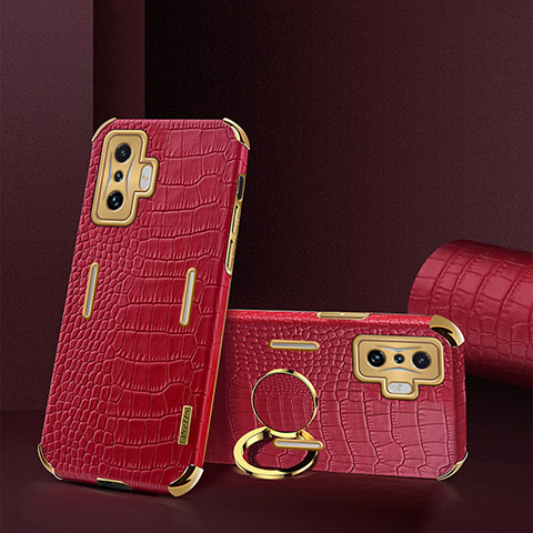 Funda Lujo Cuero Carcasa XD2 para Xiaomi Poco F4 GT 5G Rojo