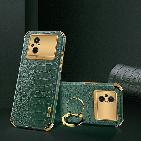 Funda Lujo Cuero Carcasa XD2 para Xiaomi Poco M5 4G Verde